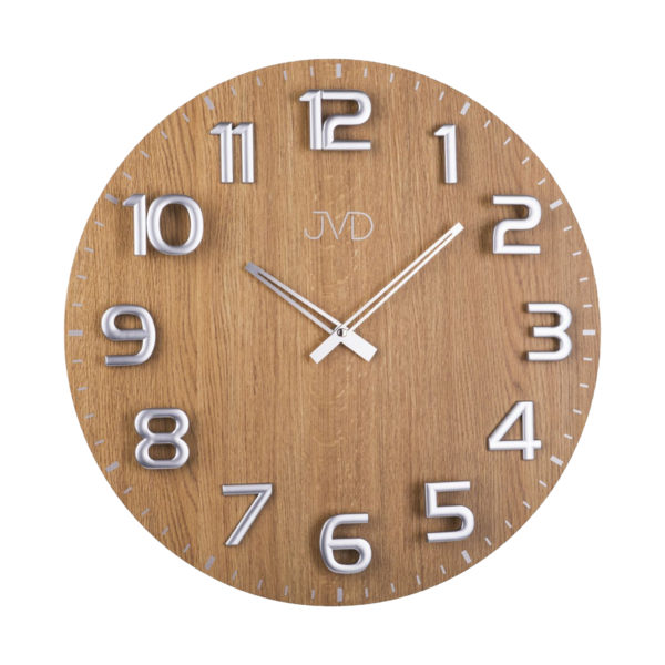 Designové dřevěné hodiny JVD HT075.1