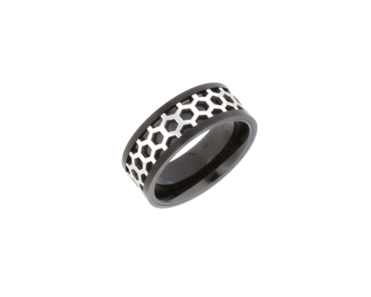 Ocelový prsten SSR3.30H3