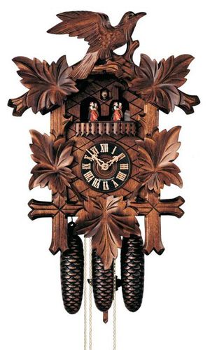 Hand carved cuckoo clock Hönes K8600/4T