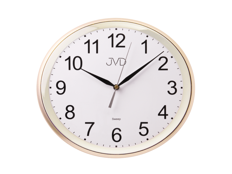 Nástěnné hodiny JVD zlaté HP664.7