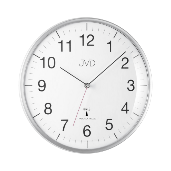 Zegar sterowany radiem - Srebro RH16.1