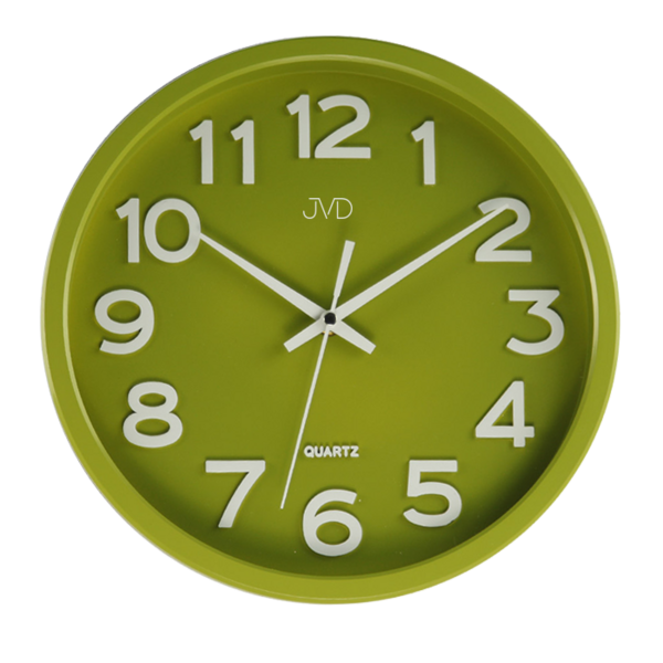 Zegar ścienny JVD  zielony HX2413.4