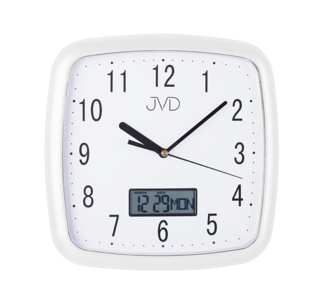 Zegary ścienne JVD biały  DH615.4
