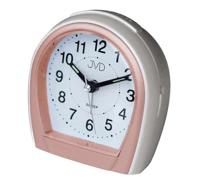 Alarm clock Quartz JVD white-rosé SRP812.10
