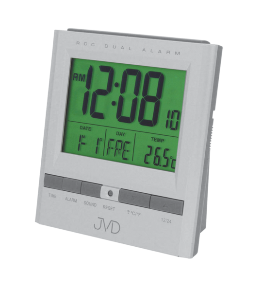 Radio controlled digital alarm clock JVD  RB92.5