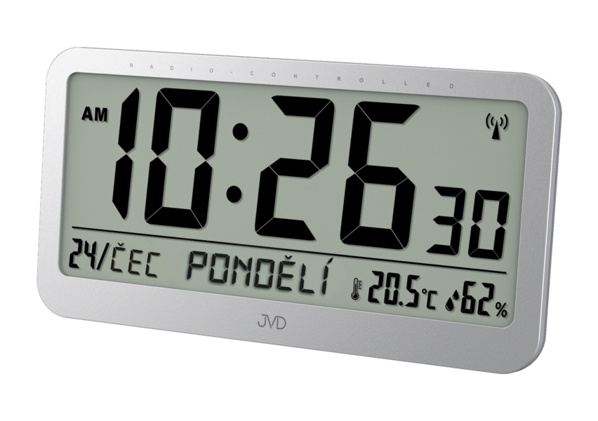 Radiem sterowany zegar cyfrowy z alarmem JVD RB9359.2