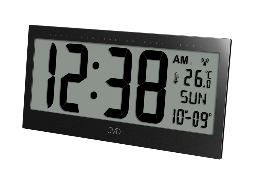 Radio-controlled digital clock with an alarm clock JVD RB9380.1